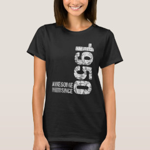Birthday Born 1950 Awesome since 1950 Vintage T-Shirt