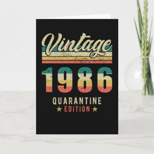 Birthday Born In 1986 Card