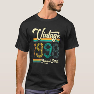 Birthday Born In 1998 Original Parts Vintage T-Shirt