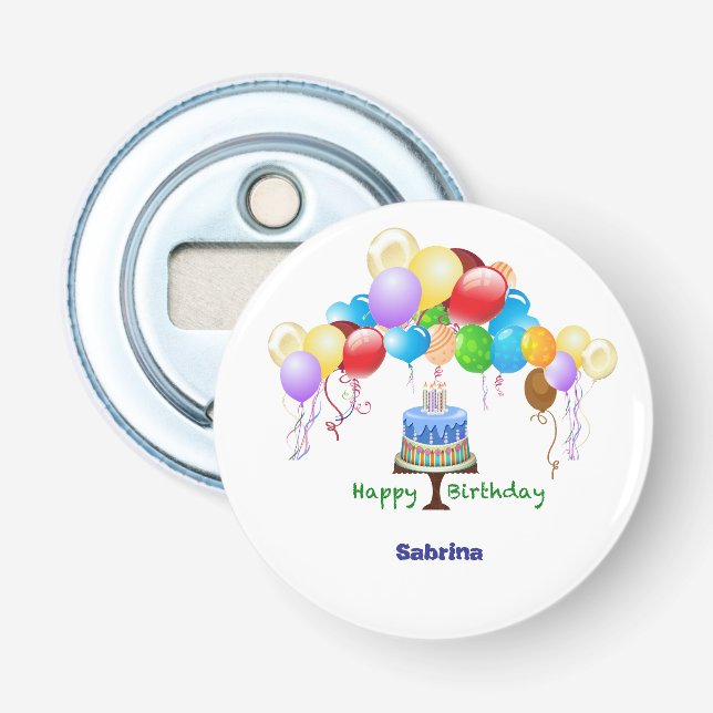 Birthday Bottle Opener (Front)