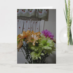 Birthday Bouquet, Beautiful Lady Card