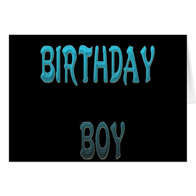 Birthday Boy (Front Horizontal)
