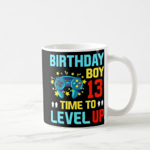 Birthday Boy 13 13 Year Old Video Games Gift Kids Coffee Mug