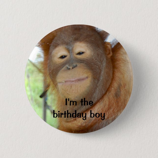 Birthday Boy 2 Inch Round Button (Front)