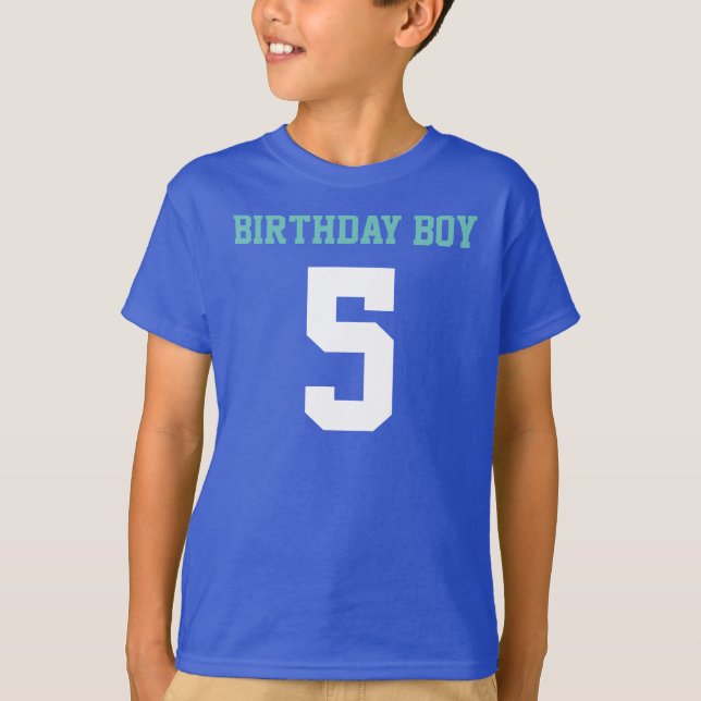 Birthday Boy 5 T-Shirt (Front)