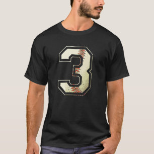 Birthday Boy Baseball 3rd Birthday Party 3 Years O T-Shirt