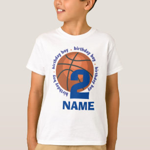 birthday boy basketball - customized name and age T-Shirt
