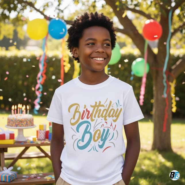 Birthday Boy - Birthday Celebrations T-Shirt (Creator Uploaded)