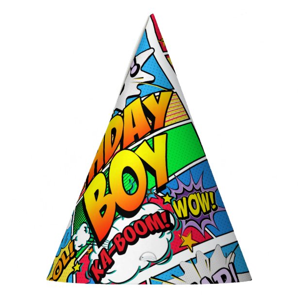 Comic Book Birthday Party Supplies | Zazzle.ca