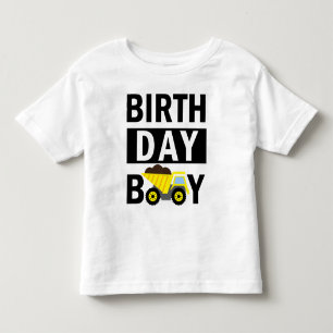 Birthday Boy Construction Birthday 1st Birthday Toddler T-shirt