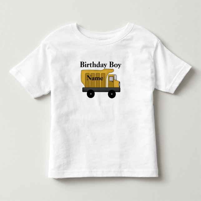 Birthday Boy customize it Toddler T-shirt (Front)