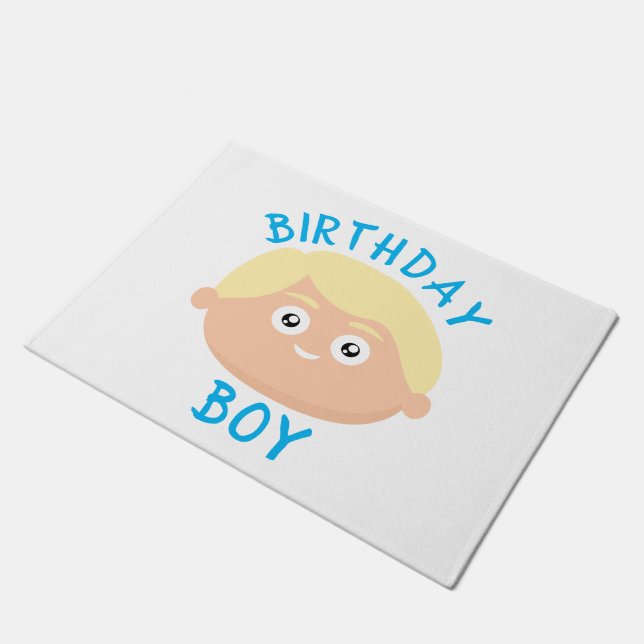 Birthday Boy Doormat (Angled)