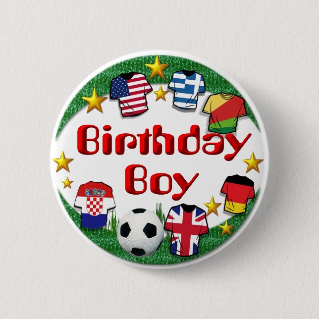 Birthday Boy (Football) ~ Button (Front)