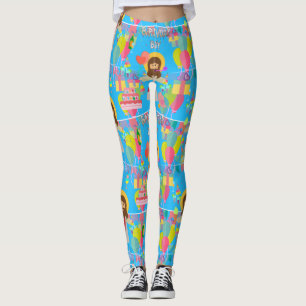 birthday boy jesus xmas leggings