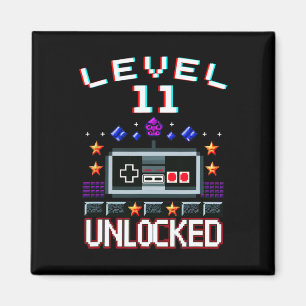 Birthday Boy Level 11 Unlocked Funny Video Game Ga Magnet