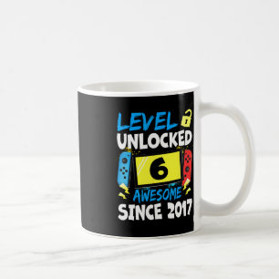 Birthday Boy Level 6 Unlocked Awesome 2017 Video G Coffee Mug