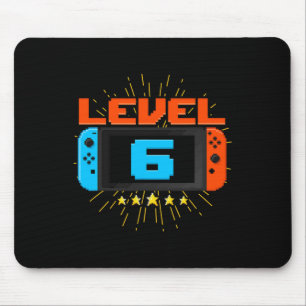 Birthday Boy Level 6 Unlocked Video Game 6 Year Ol Mouse Pad