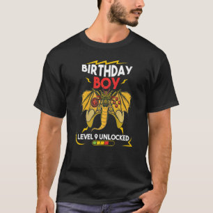 Birthday Boy Level 9 Unlocked Dragon 9th Video Ga T-Shirt