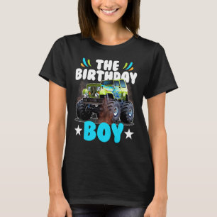 Birthday Boy Monster Truck Matching Family Party T-Shirt