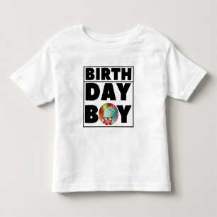 BIRTHDAY BOY PARTY CELEBRATION CUSTOMIZABLE TODDLER T-SHIRT