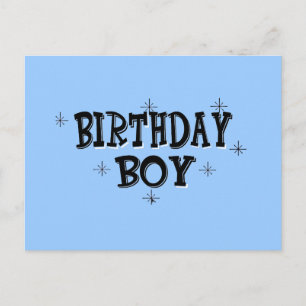 Birthday Boy Postcard