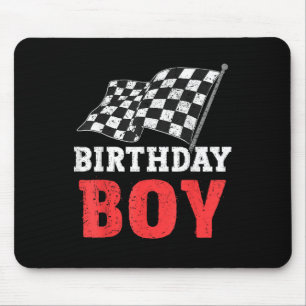Birthday Boy Race Car Racing Car Driver Birthday C Mouse Pad