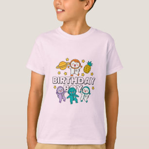 Birthday Boy Space Party T-Shirt