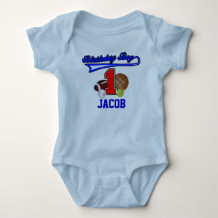 Birthday Boy Sports First Birthday Shirt