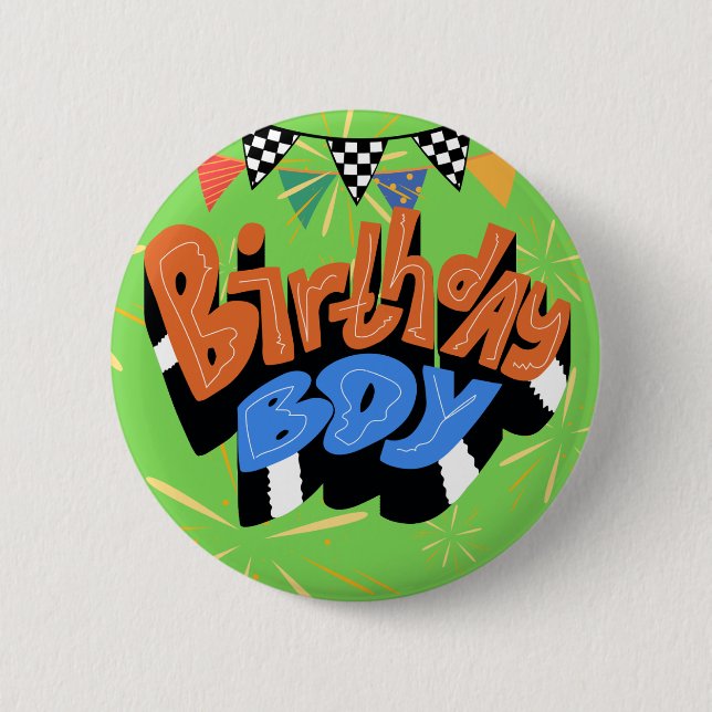 Birthday Boy Standard 2¼ Inch round 2 Inch Round Button (Front)
