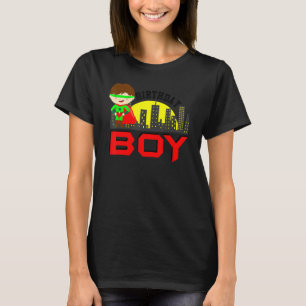 Birthday Boy Superhero Cute Bday Theme Outfit Idea T-Shirt
