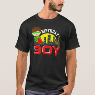 Birthday Boy Superhero Happy Bday Outfit For Boys T-Shirt