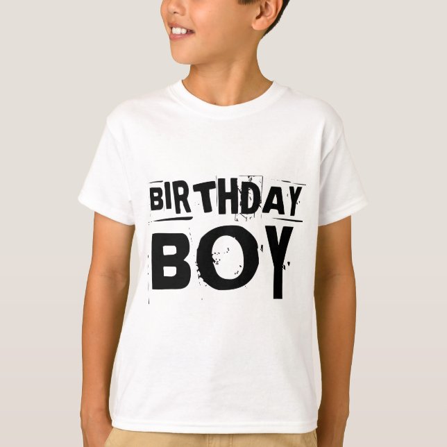 BIRTHDAY BOY T-SHIRTS (Front)