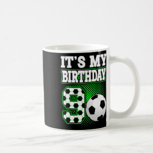Birthday Boy Tees 9 Soccer Its My 9th Birthday Boy Coffee Mug