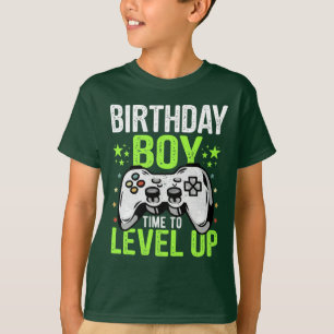 Birthday Boy Time to Level Up Gift Boys T-Shirt