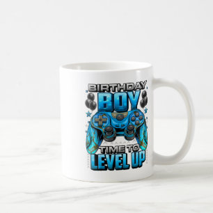 Birthday Boy Time To Level Up Shirt Video Gamer Bi Coffee Mug