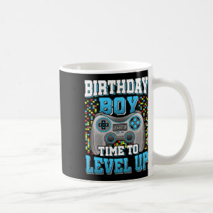 Birthday Boy Time To Level Up Video Game Birthday  Coffee Mug