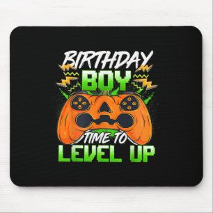 Birthday Boy Time To Level Up Video Game Birthday  Mouse Pad