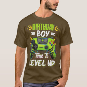 Birthday Boy Time to Level Up Video Game Birthday  T-Shirt