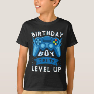 Birthday Boy Time To Level Up Video Game Birthday T-Shirt