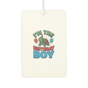 Birthday Boy Turtle Vintage Party Shirt Design_1 Air Freshener