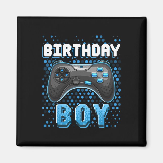 Birthday Boy Video Game Controller Birthday Gamer  Magnet (Front)