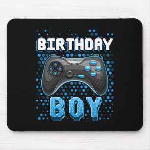 Birthday Boy Video Game Controller Birthday Gamer Mouse Pad