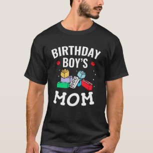 Birthday Boy's Mom Building Blocks  3 T-Shirt
