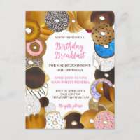 Birthday Breakfast Brunch Doughnut Doughnut Junk F