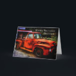 Birthday Brother - Classic Truck Card<br><div class="desc">Ideal card for that brother who is a real car buff</div>