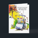 birthday brother golf game card<br><div class="desc">Your golfing brother will be delighted after being lightly miffed by your light humourous criticism of his golf game,  assuming he is not on the professional tour. His birthday will be celebrated with more delight if you make him laugh,  even if it is only at his expense.</div>