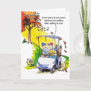 birthday brother golf game card