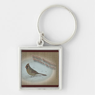 Birthday Brother-in-Law Cardinal Female Keychain