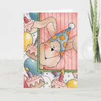 Birthday Bunny - Greeting Card