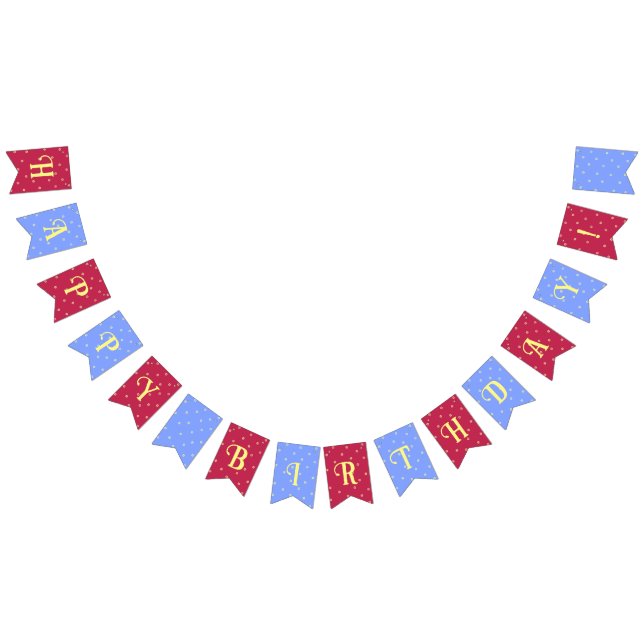 Birthday  bunting flags (All)